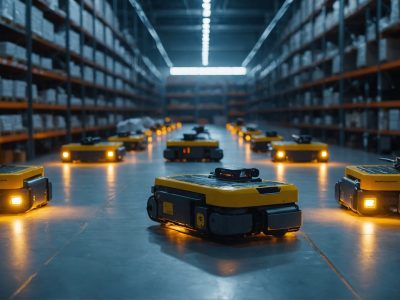 Optimización del tráfico de robots en almacenes